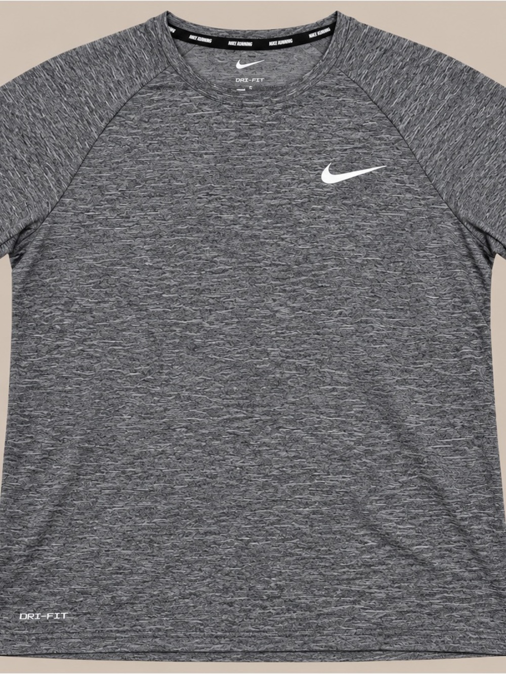 Nike Men’s Heather Gray Dri-FIT Performance Tee